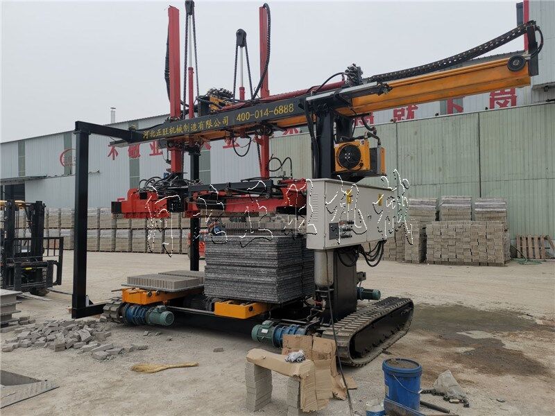 水泥磚全自動打包碼垛機